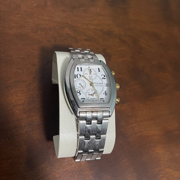 Pulsar Two-Tone Chronograph Watch - Picture 2 of 4
